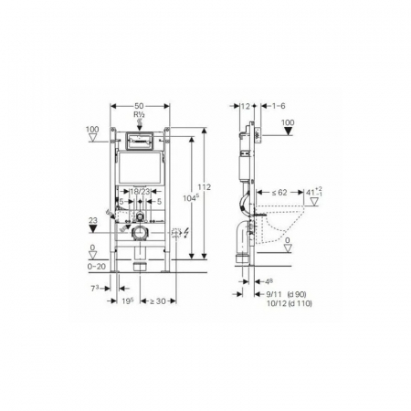 PREPACK WC UP 100 CU CLAPETA DELTA 20 ALBA SI SET FIXARE [1]
