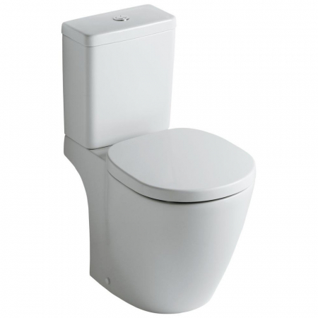 Seturi vase wc - SET VAS WC CONNECT, REZERVOR CUBE CU ALIMENTARE LATERALA SI CAPAC SOFT C
