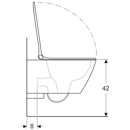 VAS WC SUSPENDAT SMYLE SQUARE RIMFREE CU CAPAC SLIM TIP SANDWICH SOFT CLOSE [3]