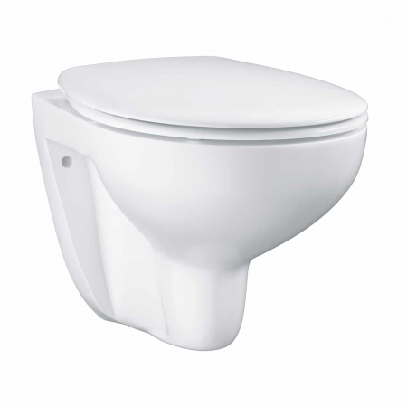 Seturi vase wc - SET VAS WC BAU CERAMIC SUSPENDAT RIMLESS CU CAPAC SOFT-CLOSE