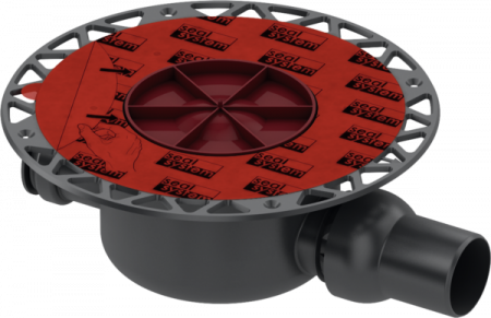 Sifoane, racorduri si ventile - CORP SIFON STANDARD TECEdrainpointS PP, EV. LATERALA DN50, INTR.DN40