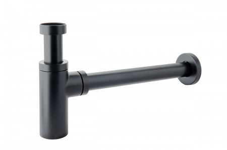 Sifoane, racorduri si ventile - SIFON LAVOAR CILINDRIC TIP BUTELIE KLEOME DIN ALAMA 1 1/X32 MM, NEGRU