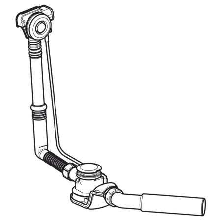 ANSAMBLU CADA CU PUSHCONTROL 52 MM CROM [1]