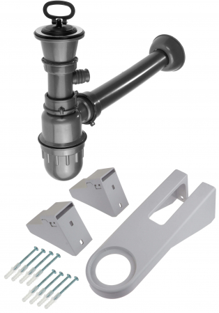 Sifoane pentru chiuvete bucatarie - Sifon pentru chiuveta din inox, ZYK_010B