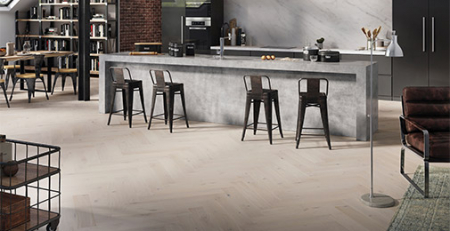 Parchet Triplustratificat - Barlinek parchet Cappuccino Herringbone 130