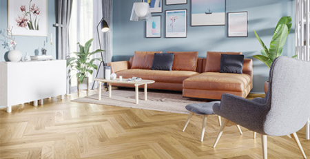 Parchet - Parchet Triplustratificat Stejar Caramel Herringbone 110