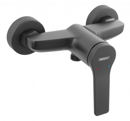 Baie - Stratos Black - baterie perete duș