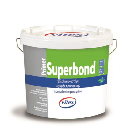 Pigmenți, Amorse și Grunduri - Amorsă acrilică cu nisip de cuarț VITEX Superbond Primer, 10L