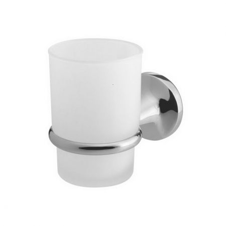 Suport periute dinti - PAHAR CU SUPORT ONTARIO STICLA CROM