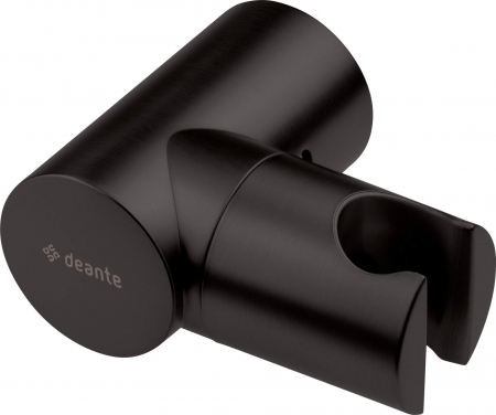 Sisteme de dus - Suport de perete, pentru dușurile de mână, Deante, Round,nero