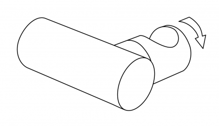 Suport de perete, pentru dușurile de mână, alamă [1]