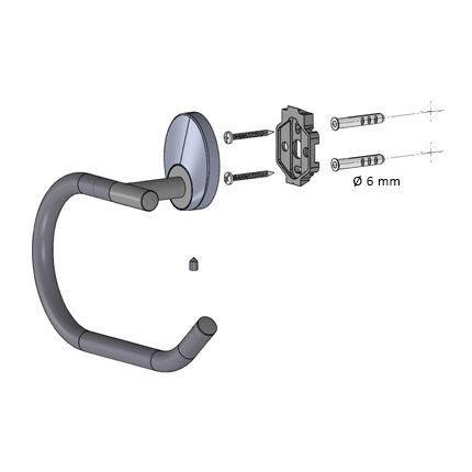 SUPORT HARTIE IGIENICA FARA APARATOARE PASSION [1]