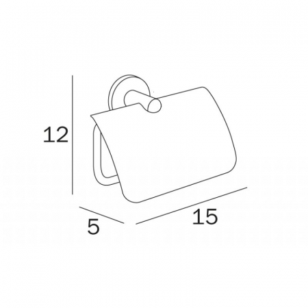 SUPORT HARTIE IGIENICA CU APARATOARE TOUCH 4600 CAL. I [1]