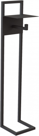 Suport hârtie igienică stativ, cu raft [1]