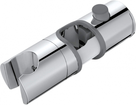 Baie - Suport pentru dușul de mână, pentru bara glisantă, Deante, ,Cromat