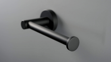 Suport pentru hârtie igienică - montare pe perete, Deante, ,nero [1]