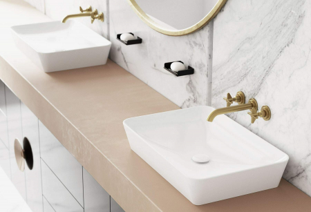 Suport pentru săpun, montare pe perete, Deante, Mokko,Negru [17]