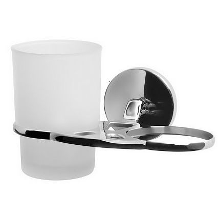 Suport periute dinti - PAHAR CU SUPORT DUBLU CHROMA