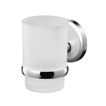 Suport periute dinti - PAHAR CU SUPORT SENSATION CROM SATIN