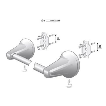 SUPORT PROSOP BARA ONTARIO 610 CROM [1]