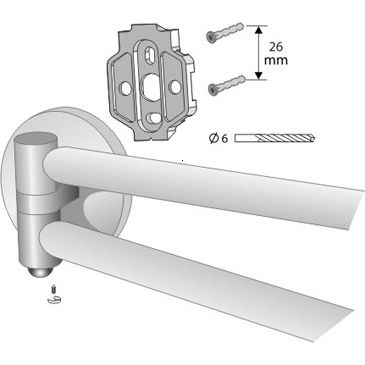SUPORT PROSOP DOUA BRATE CHROMA [1]