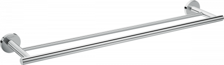 Cuiere si suporti prosop - SUPORT PROSOP DUBLU LOGIS UNIVERSAL, CROM