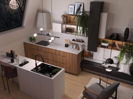 Cârlig pentru burete, Deante, ,Negru [1]