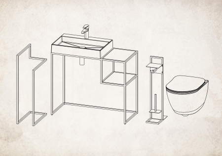 Umeraș de podea, dublu [3]