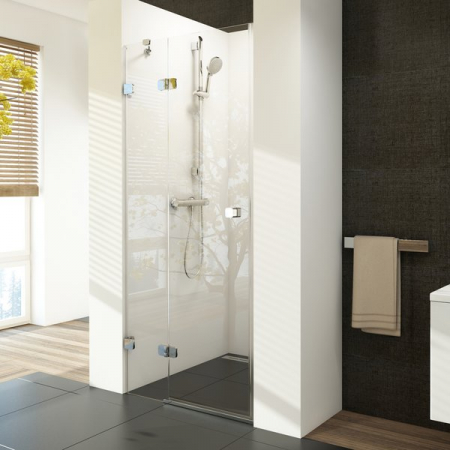 Panouri si usi de dus - Usa de dus BSD2-80 A-L crom+sticla Transparent (790-805)