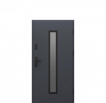 Usi si manere - Usa de exterior din otel  Porta Thermo  Glass G4