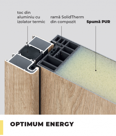 Usa de exterior din otel  Porta Thermo  Modern M3 [2]