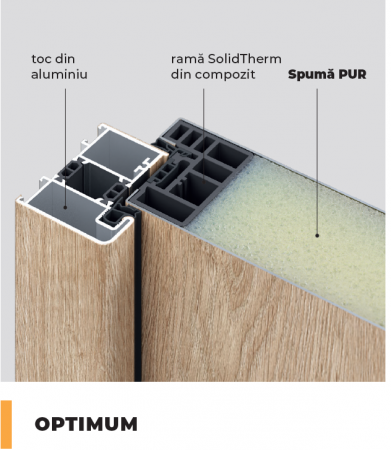 Usa de exterior din otel  Porta Thermo  Glass G2 [4]
