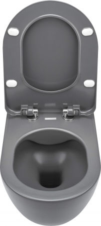 Vas de WC, cu capac, fără bordură [2]