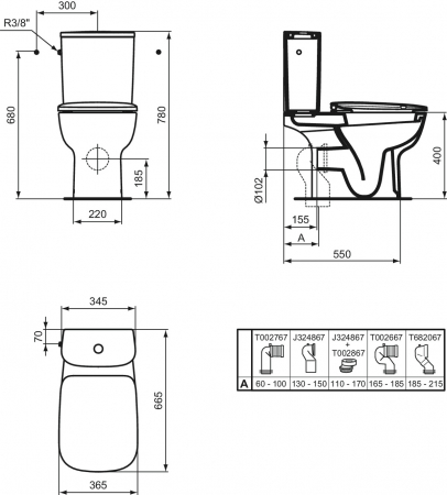 VAS WC ESEDRA EVACUARE LATERALA [3]