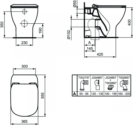 VAS WC TESI BTW AQUABLADE PENTRU REZERVOR INCASTRAT [1]