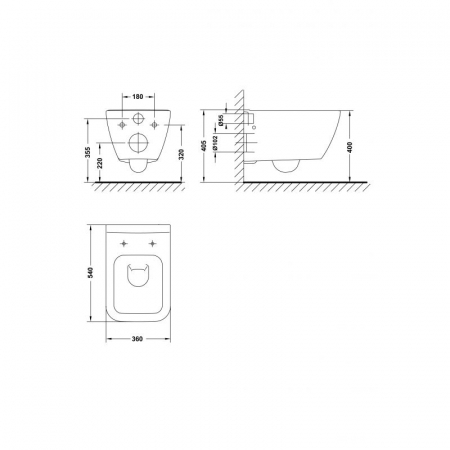 VAS WC EMMA SUSPENDAT ALB [1]