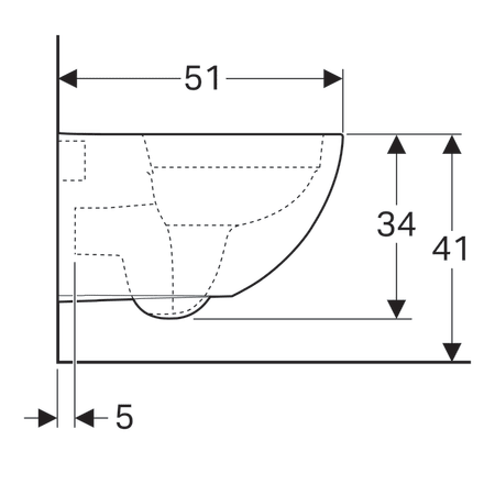 VAS WC SUSPENDAT ACANTO RIMFREE [4]
