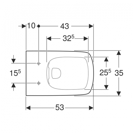 VAS WC SUSPENDAT GEBERIT SELNOVA SQUARE RIMFREE [1]