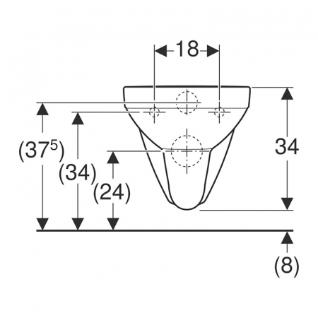 VAS WC SUSPENDAT GEBERIT SELNOVA SQUARE RIMFREE [2]