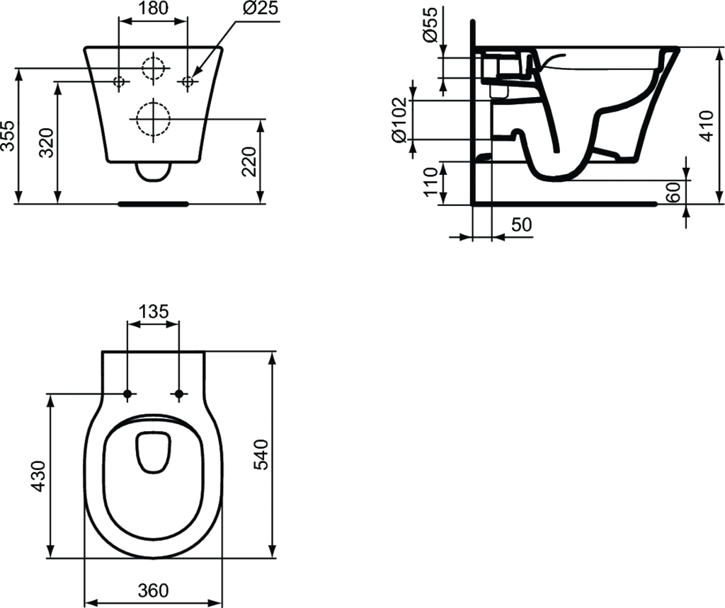 VAS WC CONNECT AIR SUSPENDAT RIMLESS PLUS [4]