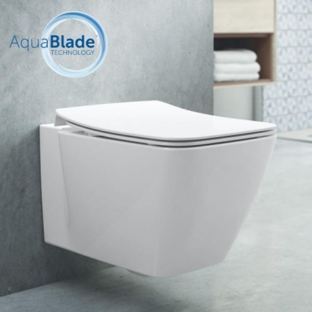 VAS WC STRADA II SUSPENDAT AQUABLADE, 54.5X36.5, FIXARE COMPLET ASCUNSA [3]