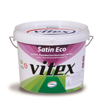 Vitex – Vopsele Lavabile pentru Interior - Vopsea lavabilă cu proprietăți antimicrobiene și finisaj satinat, VITEX Satin Eco, alb, 10L