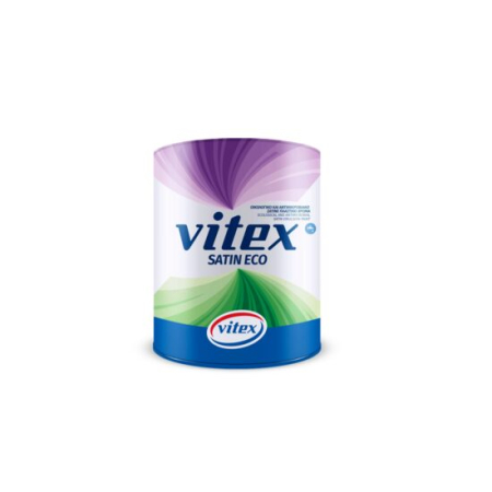 Vopsea lavabilă cu proprietăți antimicrobiene și finisaj satinat, VITEX Satin Eco, alb, 3L [2]