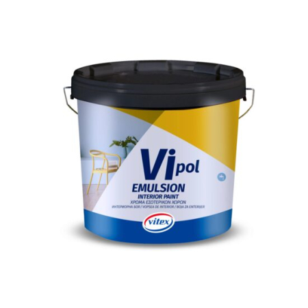 Vopsea lavabila pentru tavane, VITEX VIPOL, alba, 15 L [2]