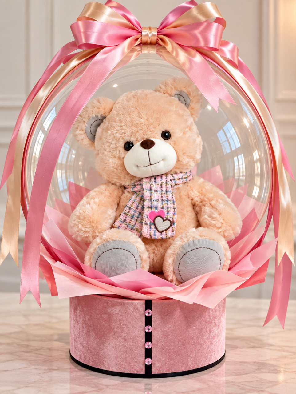 Balon Bobo XXL cu Ursuleț – Cadou Personalizat Premium [4]