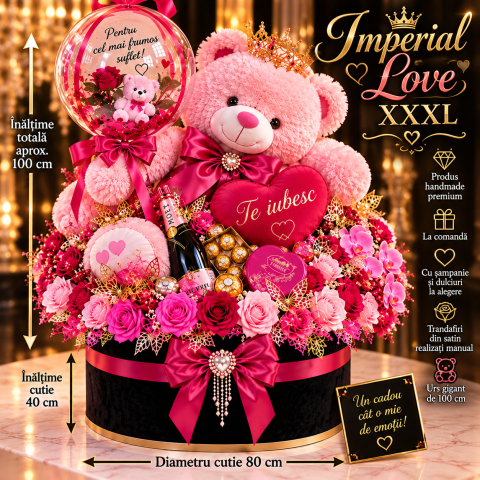 Cadouri speciale Xxxxl - Imperial Love XXXL - Aranjament Cadou Premium