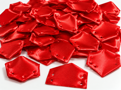 Petale din satin pentru trandafiri handmade [1]