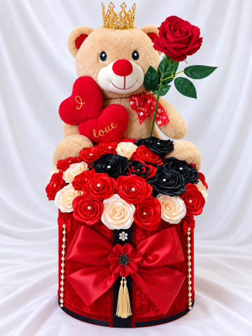 Aranjamente florale din satin - Poveste de Catifea
