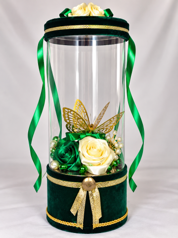 Aranjamente florale din satin - Poveste Regală