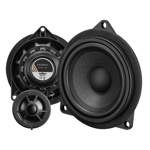 DIFUZOARE DEDICATE MARCA - Set difuzoare OEM Fit BMW AXTON ATS-B101C, componente , 2 cai, 10 cm, 60W RMS